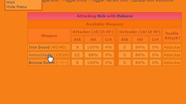 FEPlanet.net - Fire Emblem Tactics Online Test Battle 1 смотреть онлайн