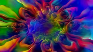 Футаж HD. Растекается разноцветная краска - 2