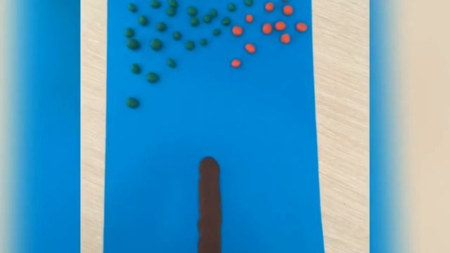 Аппликация "Летнее дерево" смотреть онлайн