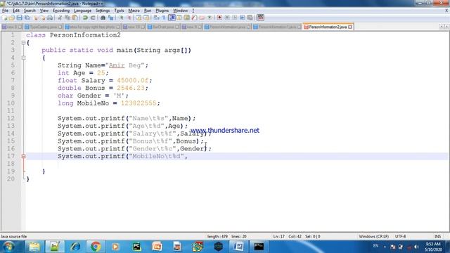 Part 4 Printing in Java Programming by Printf function смотреть онлайн