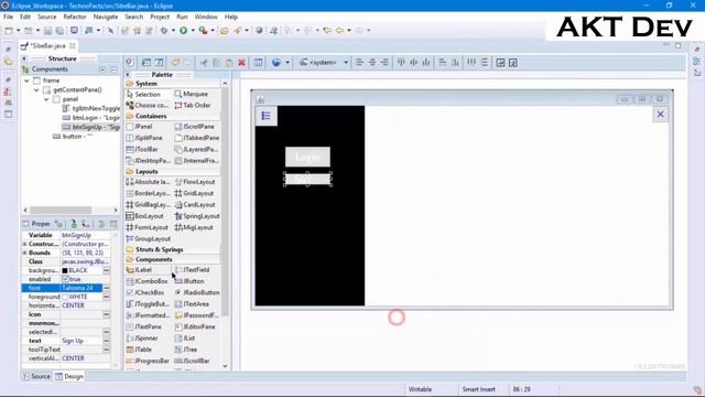 Java Navigation Bar смотреть онлайн