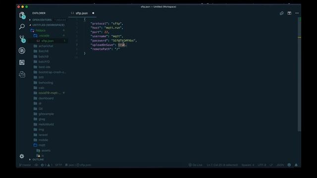 04-How to use FTP in Visual Studio Code | VSCode SFTP | PHPDocs | Tutorial смотреть онлайн