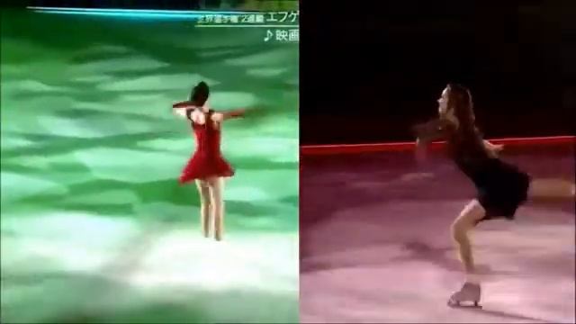 Евгения Медведева • Evgenia Medvedeva Anna Karenina 2017 VS 2018. смотреть онлайн