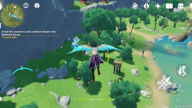 How I avoid the monsters and head deeper into Dadaupa Gorge (Diona Hangout Event) смотреть онлайн
