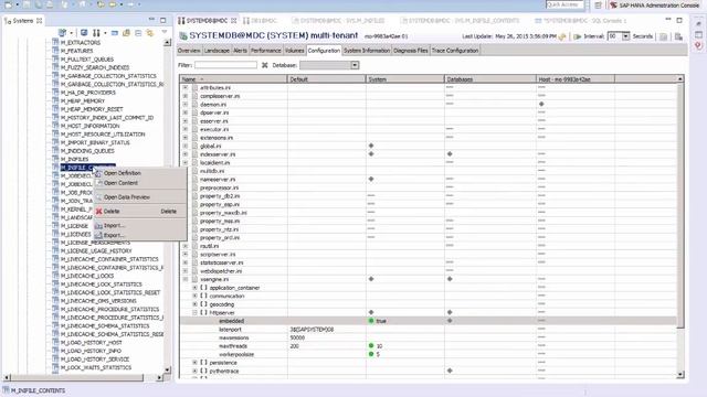 [Archived][1.0 SPS 09] SAP HANA Administration: Configuring System Properties - SAP HANA Academy смотреть онлайн