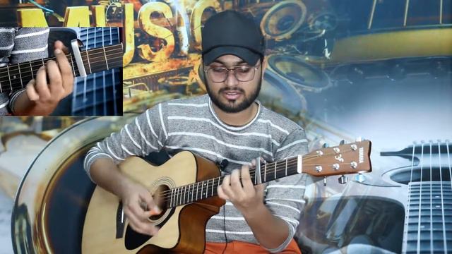 Kinna Sona | Marjavaan | Jubin Nautiyal | Guitar Lesson for Beginners | Easy Guitar Chords смотреть онлайн