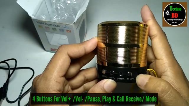 Mini Speaker WS-887 Unboxing & Review By Techno BD #technobd #iamsaddam смотреть онлайн