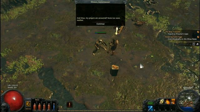 Path Of Exile Let's Play A Marauder - Mud Flats And Breaking Some Eggs - Marauder Gameplay Act 1 P5