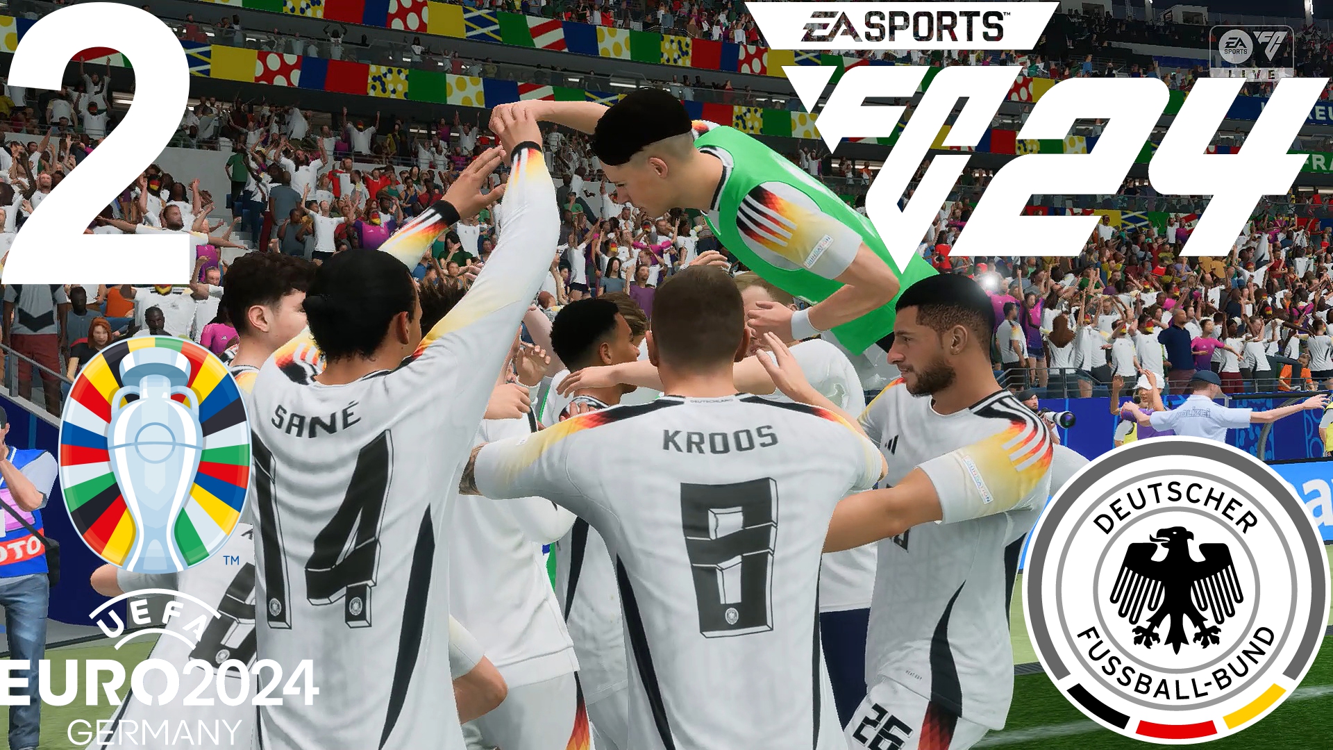 FC 24 КАРЬЕРА ЗА ГЕРМАНИЮ #2 - ЛИДЕРЫ СБОРНОЙ ГЕРМАНИИ ПРОЯВЛЯЮТ СЕБЯ В ПЛЕЙ-ОФФ ЕВРО!!!