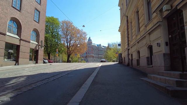 Walking in Helsinki Finland - Punavuori (16 May 2021) смотреть онлайн