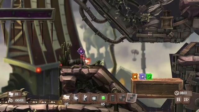 Flockers Level 21 - Lambo First Blood 3* and Golden Fleece Walkthrough смотреть онлайн