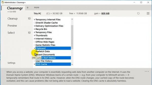 Программа для чистки компьютера Cleanmgr+