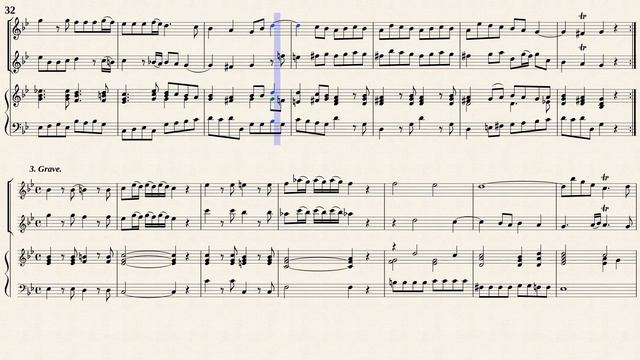 Telemann, G. P. _ Trio Sonata E-moll, TWV 42:e5 [Rec, Trv, Viol, Hch]