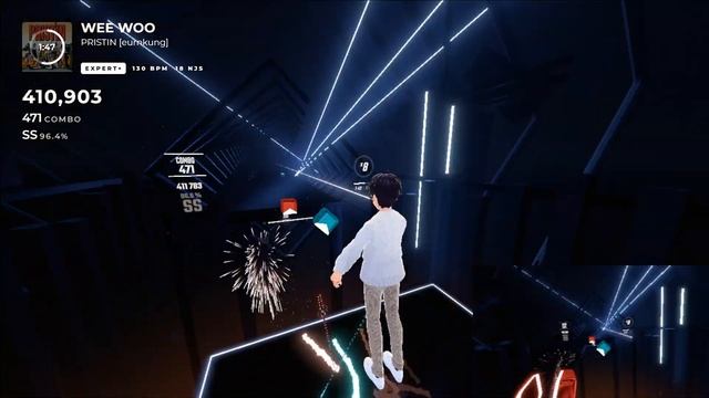 [Beat Saber] PRISTIN - WEE WOO Expert+ Gameplay смотреть онлайн