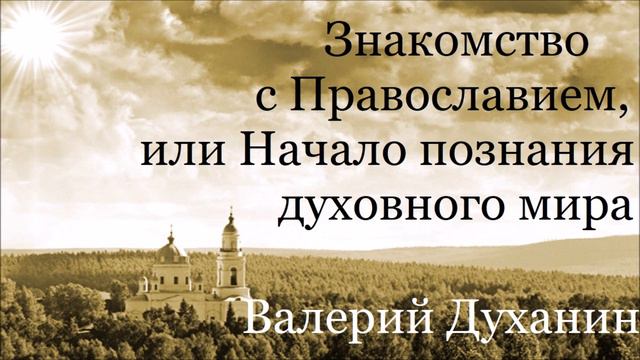 Священная иерархия. Валерий Духанин - Знакомство с Православием. Часть 41 смотреть онлайн