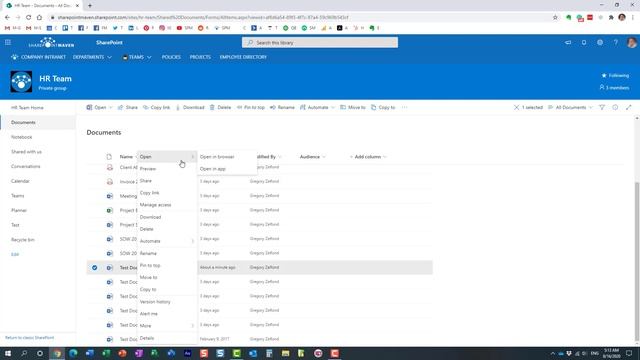 How to compare two versions of the same document in SharePoint смотреть онлайн