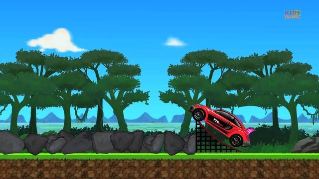 Monster Truck Vs Sports Car | Kids Video | Kids Toy Race смотреть онлайн