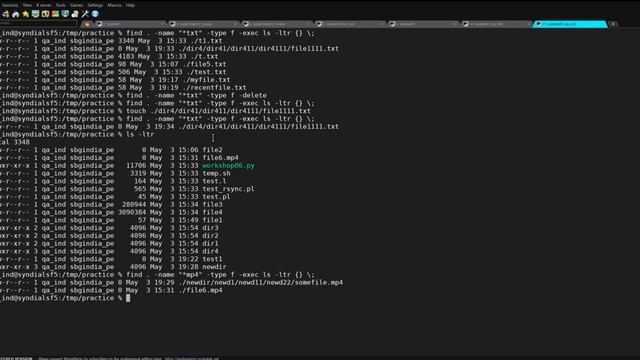 Linux | 1 | Frequently used UNIX Commands - part one смотреть онлайн