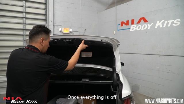 How to install Lexus GS 350 200t 450h GS-F NIA trunk spoiler V1 DIY 2013-2020 смотреть онлайн