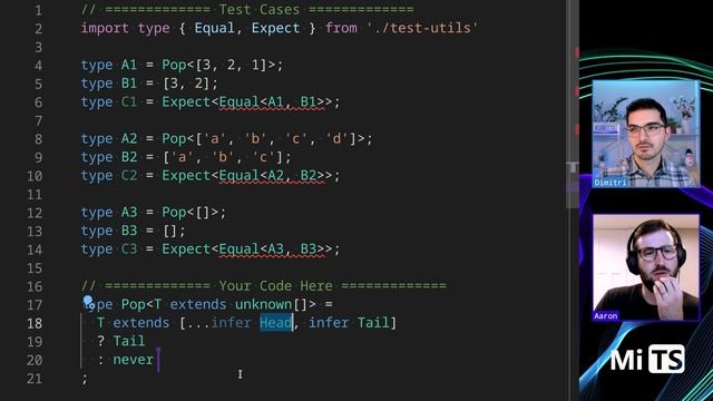 Pop with Aaron Harper - TypeScript Type Challenges #16 [MEDIUM] смотреть онлайн