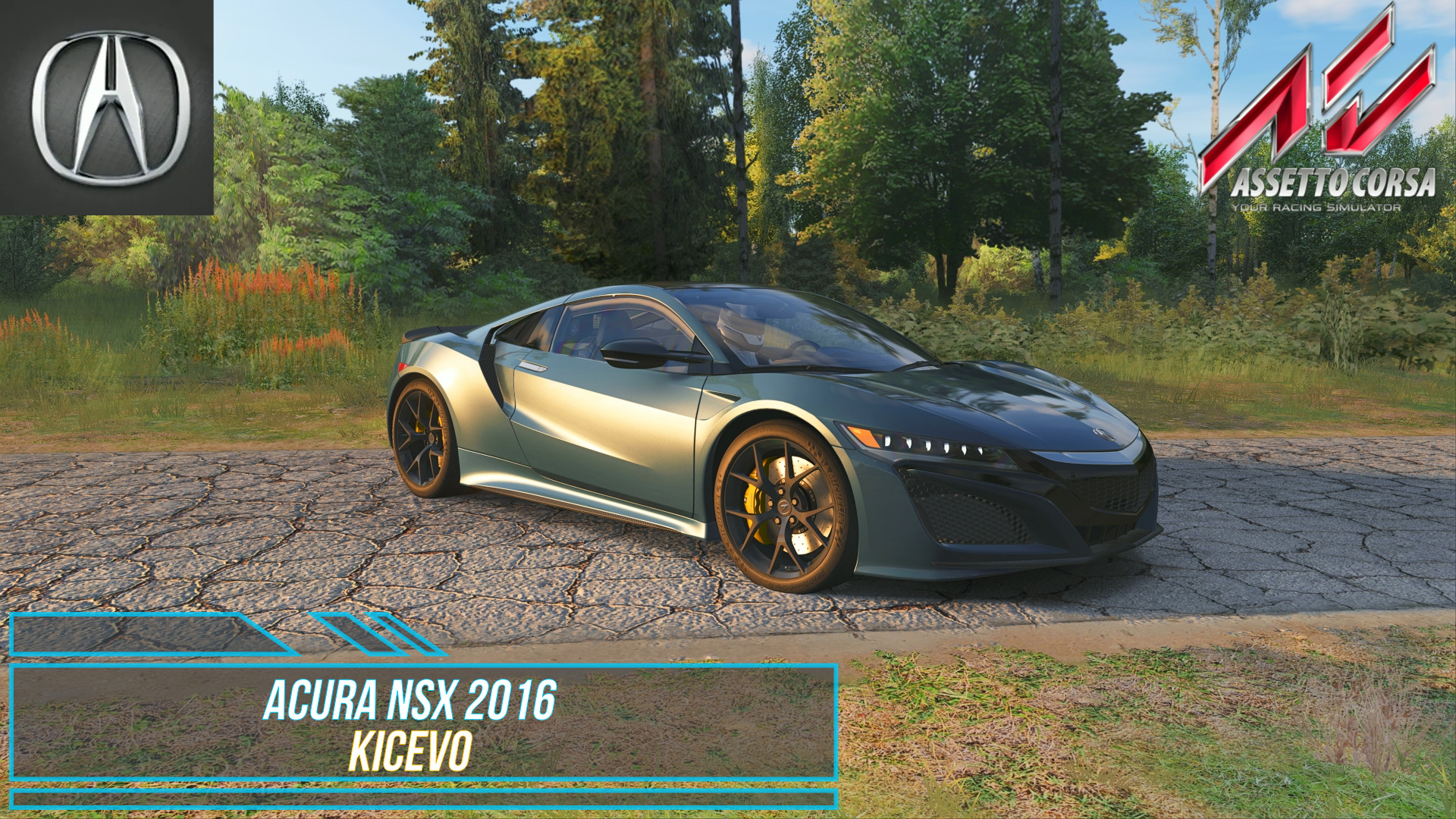 Acura NSX 2016 - Kicevo | Assetto Corsa. смотреть онлайн