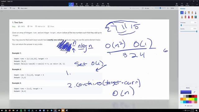 Leetcode 1 - Two Sum смотреть онлайн