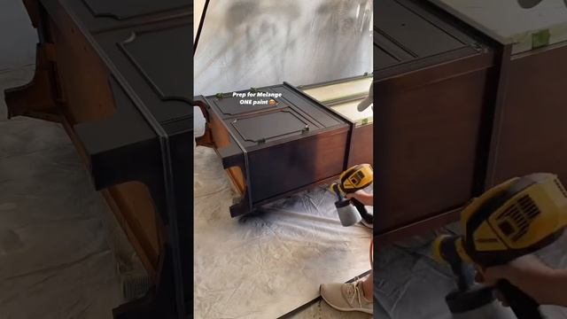 $69 ➡️ $750 ASMR Furniture Flip Using The Multi-Tool And Melange ONE Paint