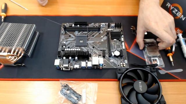 Как правильно установить кулер PCCOOLER GI-X4R V2 на процессор AMD смотреть онлайн