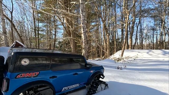 TRX4 2021 Bronco Slow Snow Crawl HD! смотреть онлайн
