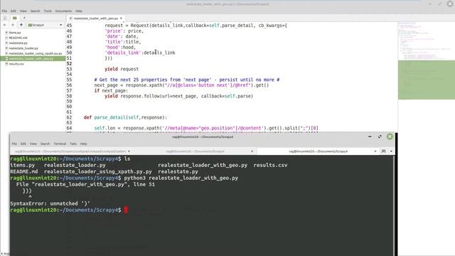 Web Scraping Real Estate | Scrapy code with cb_kwargs смотреть онлайн