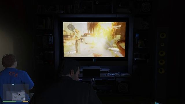 Grand Theft Auto 5 - Сын майкла играет в приставку смотреть онлайн