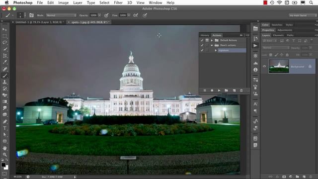 Photoshop CS6 Public Beta - Actions: Tool Recording смотреть онлайн