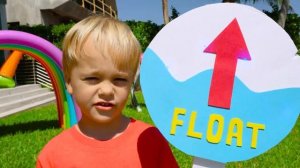 Утонет или всплывет с Владом и Ники - классный научный эксперимент для детей