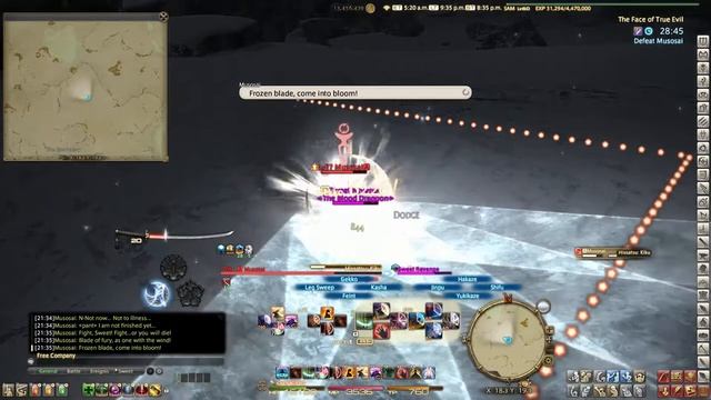 FFXIV Samurai Level 60 Job Quest Heavensward - The Face of True Evil смотреть онлайн