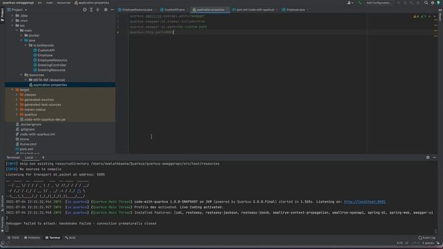 How to create a QUARKUS 2.0 project with Maven | Quarkus | Cloud Native | Microservices | Java смотреть онлайн