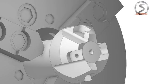 SprutCAM Индексная 5D фрезерная обработка