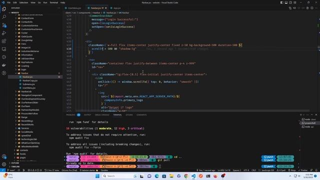 Enhancing User Experience: How to Create a Dynamic React Navbar Design Change on Scroll смотреть онлайн