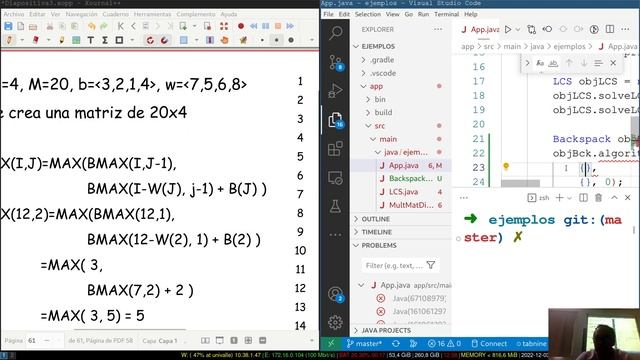 FADA 13 4 Programación dinamica Mochila IV смотреть онлайн