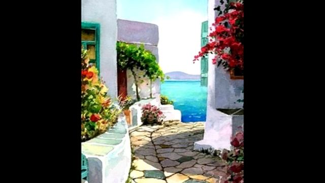 Солнечные акварели художника Pantelis D Zografos смотреть онлайн