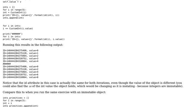 Why does Python only make a copy of the individual element when iterating a list? смотреть онлайн