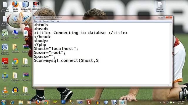 Connecting to mysql database using php script смотреть онлайн