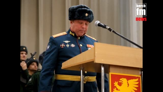 В Керчи приняли присягу 55 солдат-срочников из Крыма