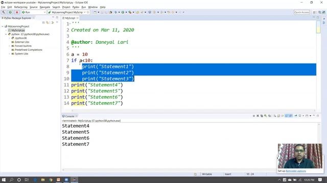 #14 Python Tutorial for Beginners | Control Statements | if and if-else Statements смотреть онлайн
