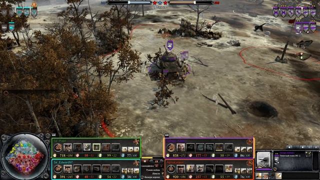 Битва с КУЧЕЙ ТЕХНИКИ CCCР, Вермахта и ОКВ в Company of Heroes 2 смотреть онлайн