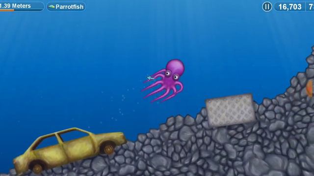 Играем за осьминога🐙 в Tasty planet Forever! смотреть онлайн