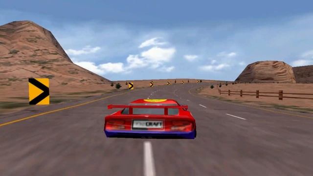 Viper Racing (PC Game 1998) - A lap in Sunset Mesa смотреть онлайн