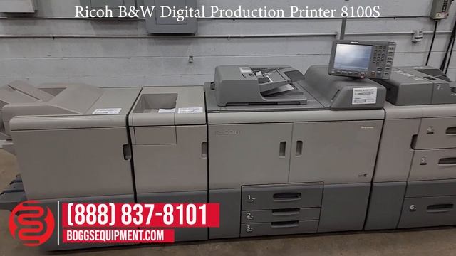 Ricoh B&W Digital Production Printer 8100S - 060523222001A смотреть онлайн