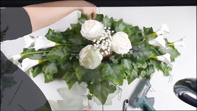 Kompozycja na cmentarz// Wszystkich Świętych// DIY// grave decorations смотреть онлайн