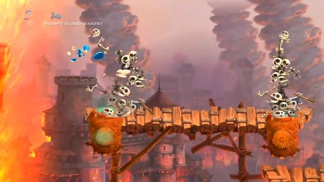 K-3 Во что поиграть вдвоем на PS4 Rayman Legends смотреть онлайн