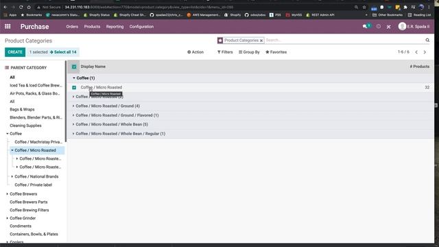 Odoo v14 Product Category смотреть онлайн